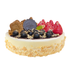Cheesecake Trifecta Birthday Cake by Dylan Patisserie – a combination of blueberry, strawberry, and lotus cheesecakes in one.