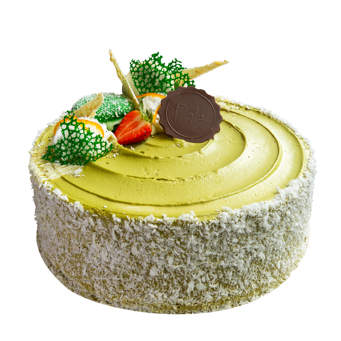 Lychee Pandan Birthday Cake by Dylan Patisserie in Manila