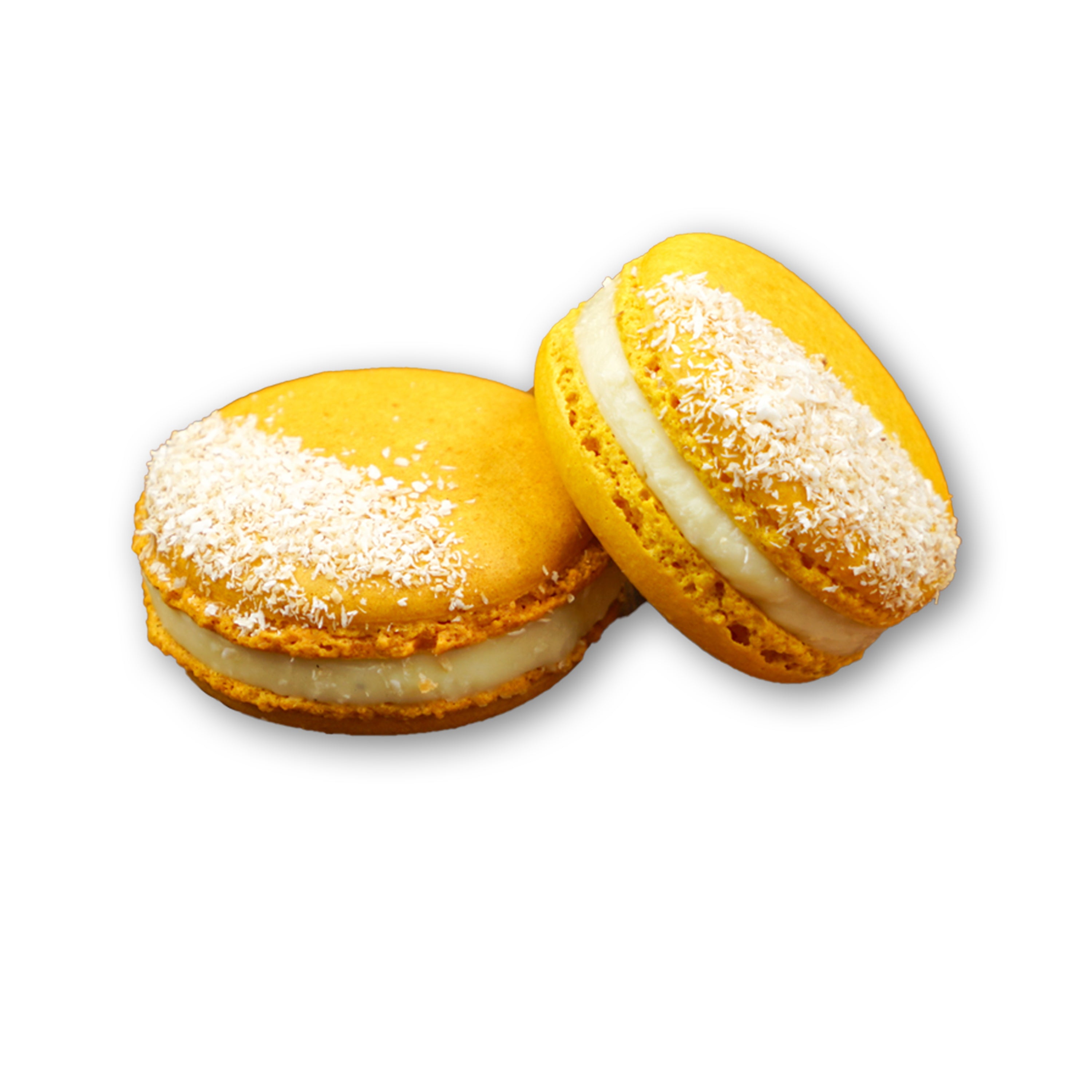 Mango Coconut Macaron