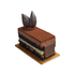 Triple Chocolate Blossom Cake Slice by Dylan Patisserie