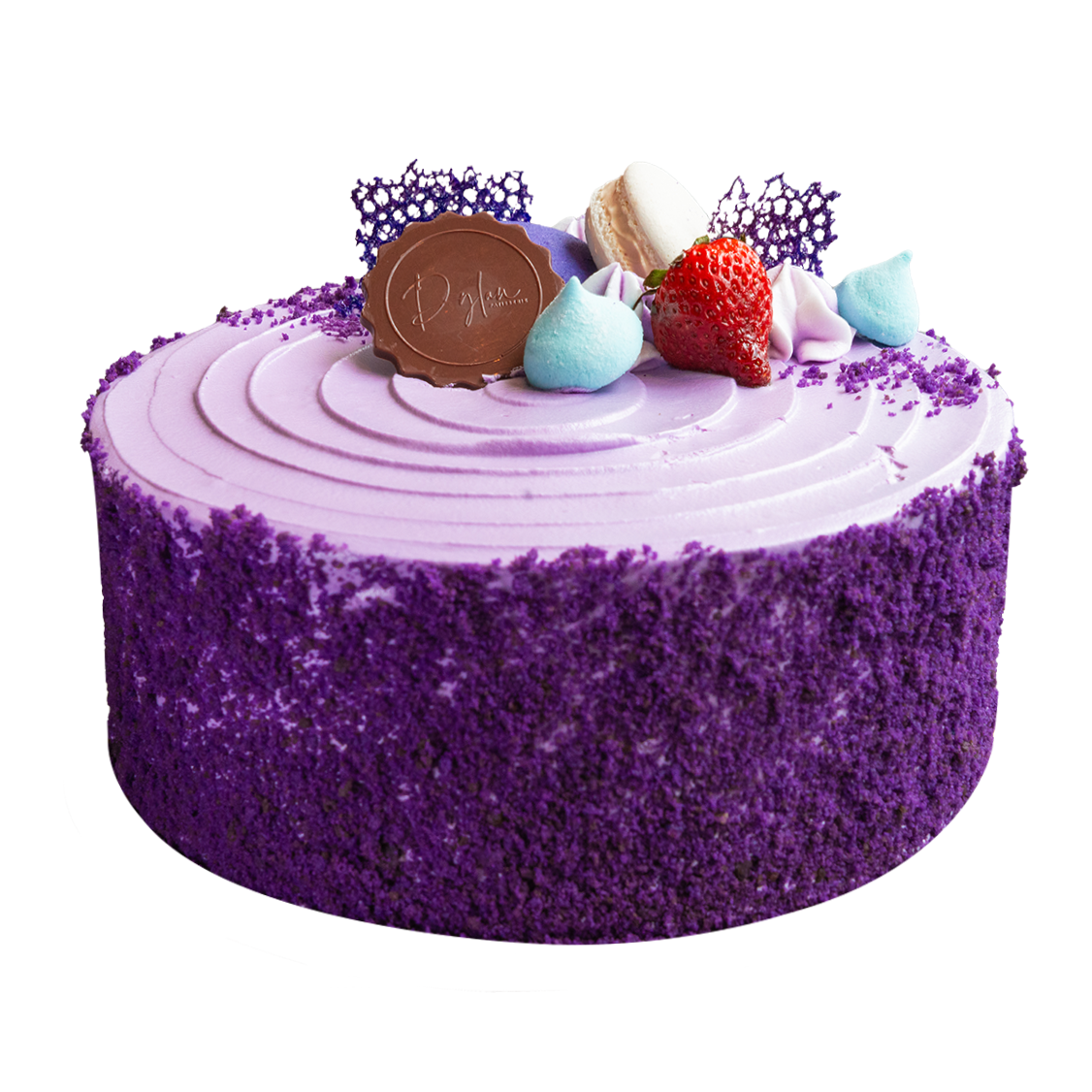 Ube Dulce De Leche birthday cake by Dylan Patisserie Manila