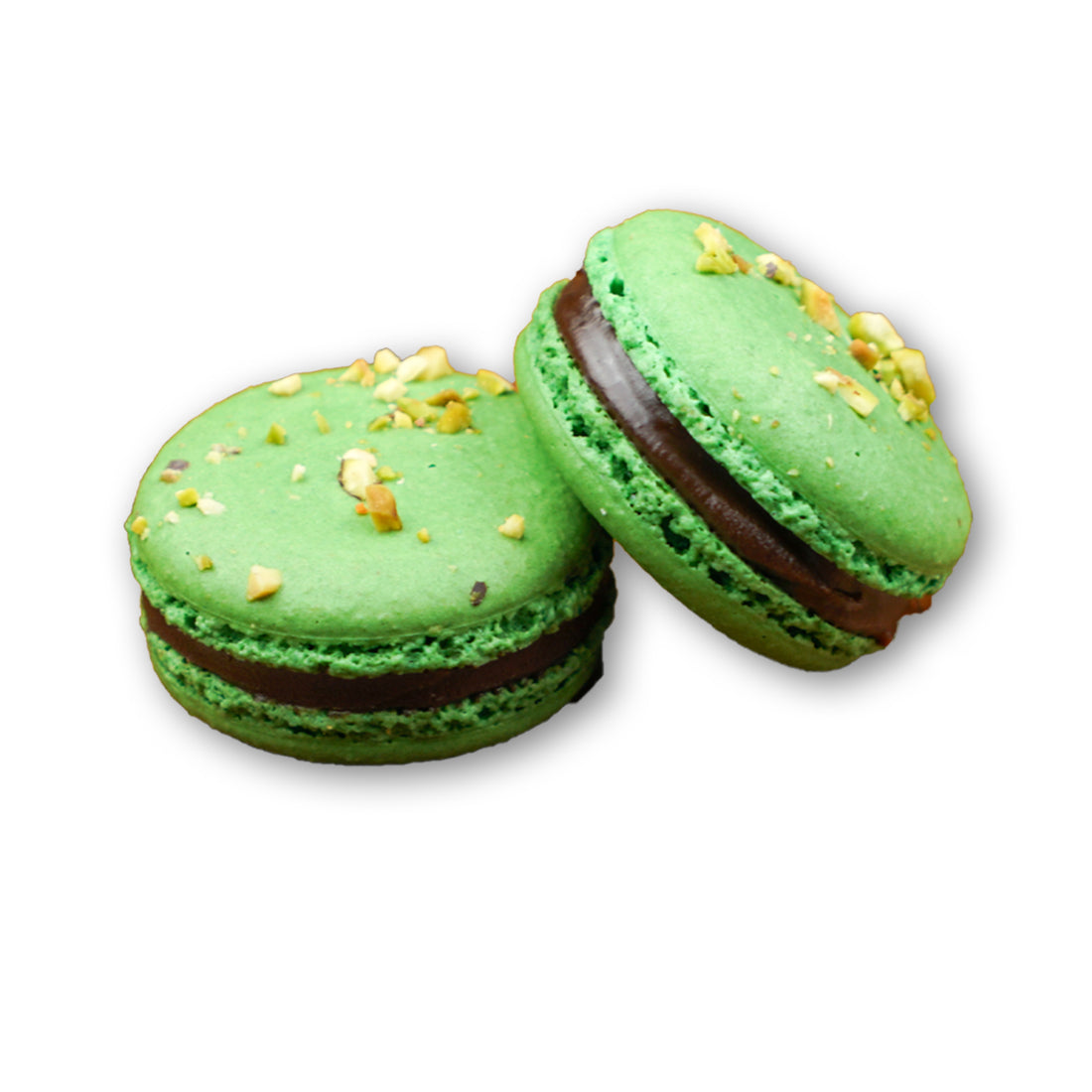 Pistachio Dubai Chocolate Macaron