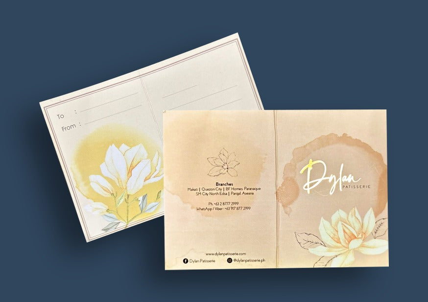 Gold Greeting Card